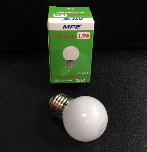 MPE bóng đèn led trái chanh 1.5w 7màu lựa chọn