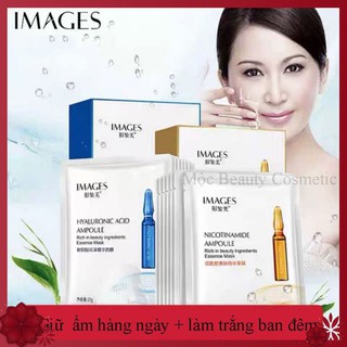 Mặt Nạ Giấy Dưỡng Da Mụn Cấp Ẩm Thải Độc Hyaluronic Images💋 [Mat Na]