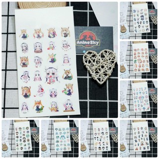 Sticker Anime loại hình nhỏ đủ nhiều mẫu - Hình dán Anime