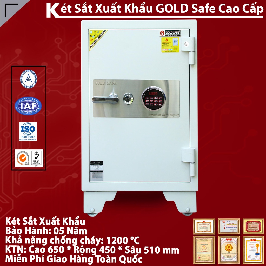 Két Sắt Phát Lộc GOLD SAFES G650 LED Tròn