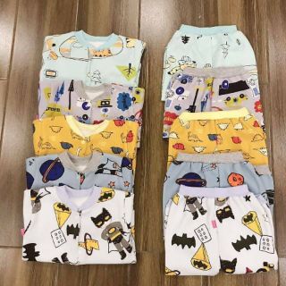 Sét 5 bộ nỉ trần bông bé trai