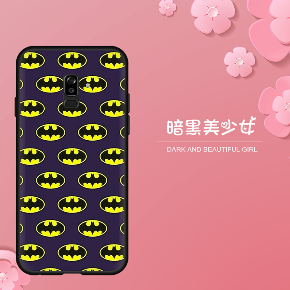 MARVEL Ốp Lưng Mềm Chống Rơi Vỡ In Logo Batman Cho Samsung J7 Prime J7 J730 J7 Core J7 Pro J8 2018