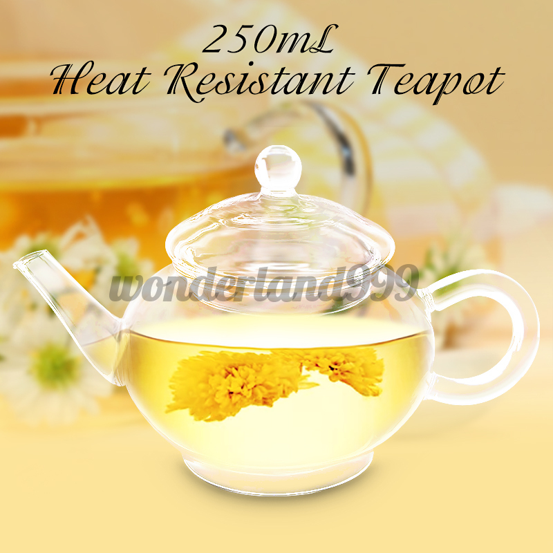 Ấm trà thủy tinh chịu nhiệt tốt 250ml / 8.5 Oz