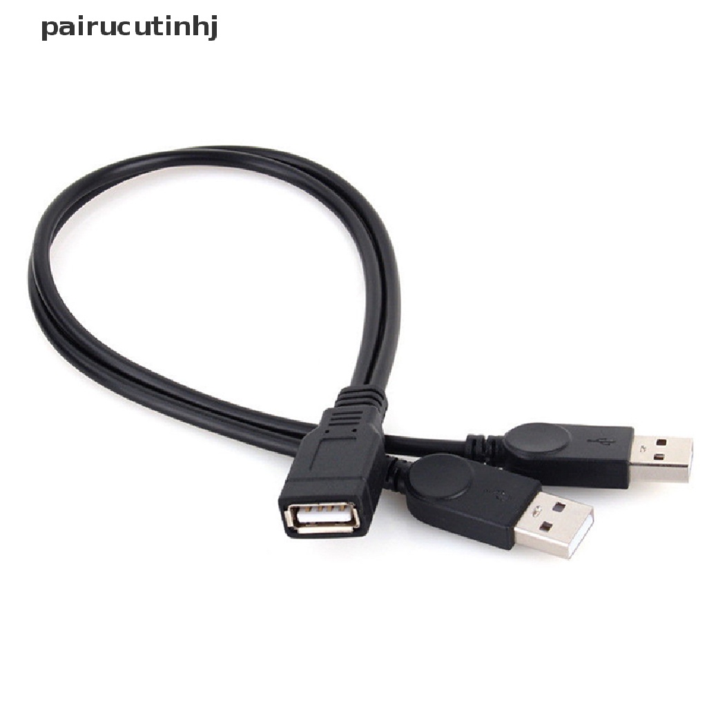 Dây Cáp Sạc Nối Dài Chữ Y USB 2.0 1 Female Sang 2 Male