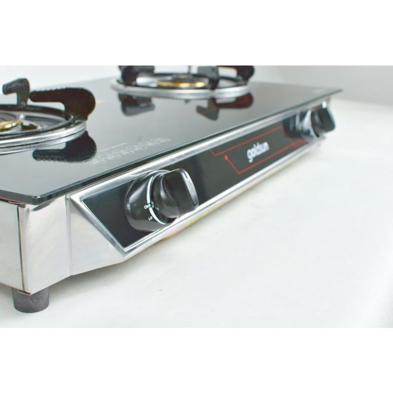 Bếp Gas dương đôi Goldsun GGS7010 - Mặt kính cường lực dày, hệ thống đánh lửa Magneto, pep đồng nguyên chất