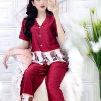 🎀ĐỒ BỘ LỤA SATIN LV CHÂN CÔ GÁI