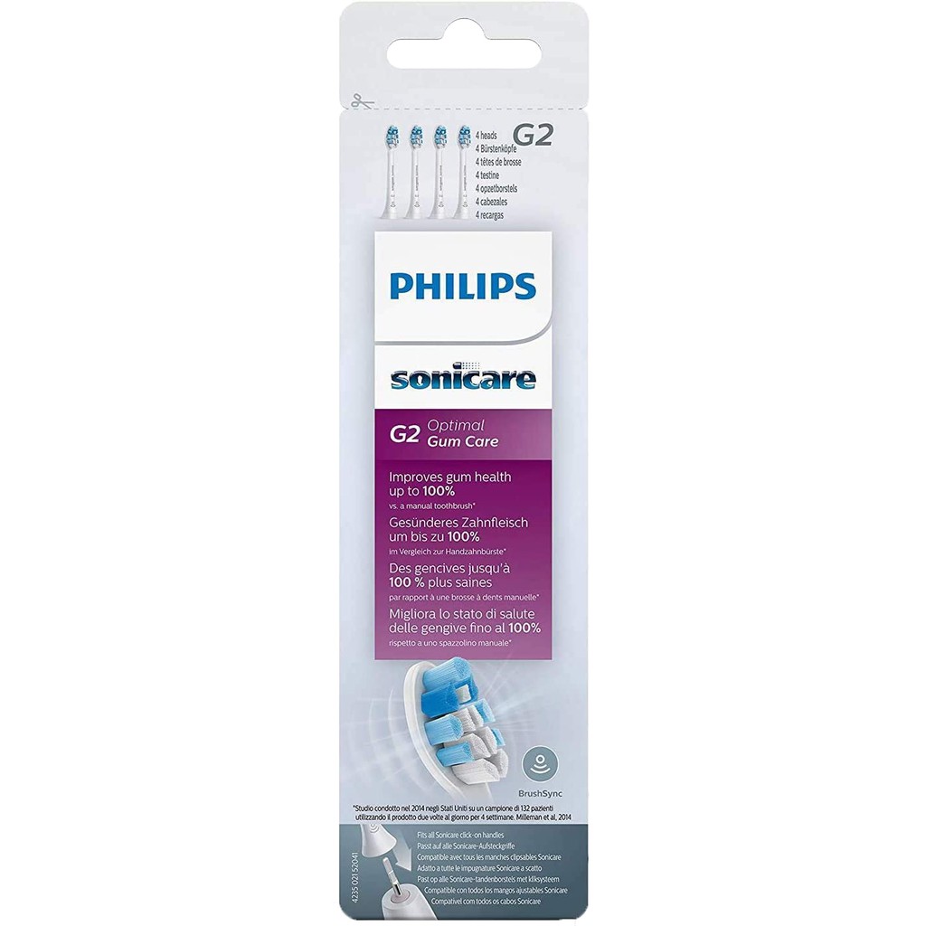 Đầu bàn chải điện Philips Sonicare các loại C1, C2, G2, W, C3, G3, Hàng USA