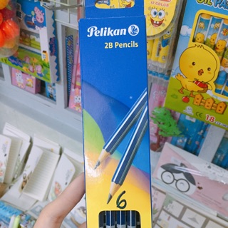 Set 02 Bút chì Pelikan của Đức loại tốt 2B giá rẻ
