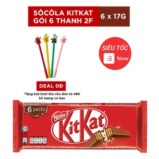 SOCOLA KITKAT GÓI 6 THANH 2F - 6 x 17G