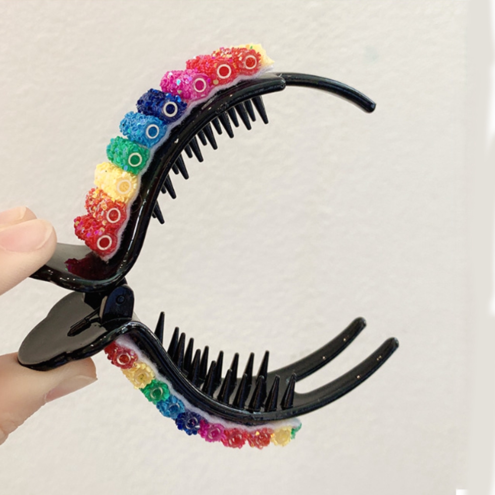 Kẹp Tóc Màu Cầu Vồng Thiết Kế Tinh Tế Cho Nữ