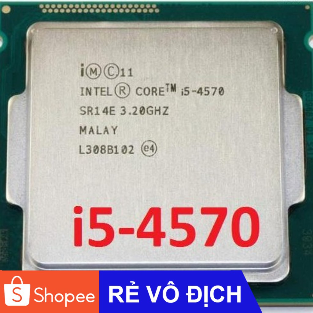 Vi xử lý,CPU socket 1150 i3-4150, i5-4570 gắn cho PC để bàn.