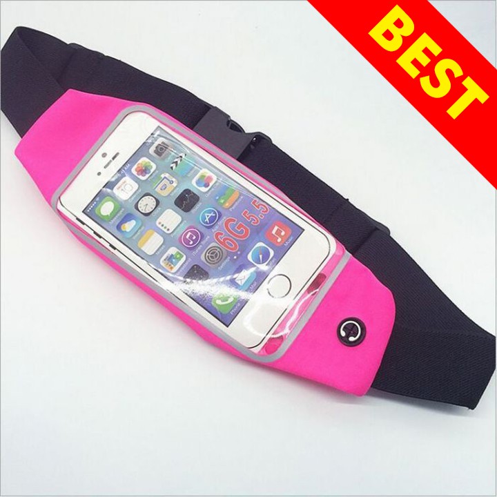 [RẺ VÔ ĐỊCH] Đai chạy bộ, đeo bụng cho điện thoại mặt trong (Có cảm ứng)