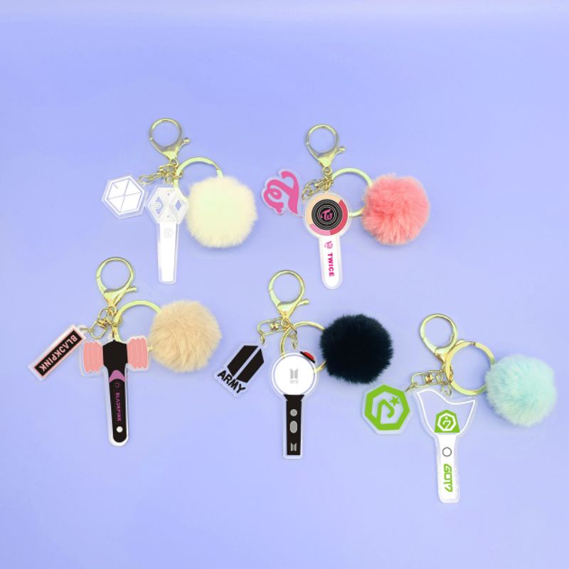 Móc khóa BTS-BLACKPINK-TWICE-EXO- Mẫu mới(có quà tặng)