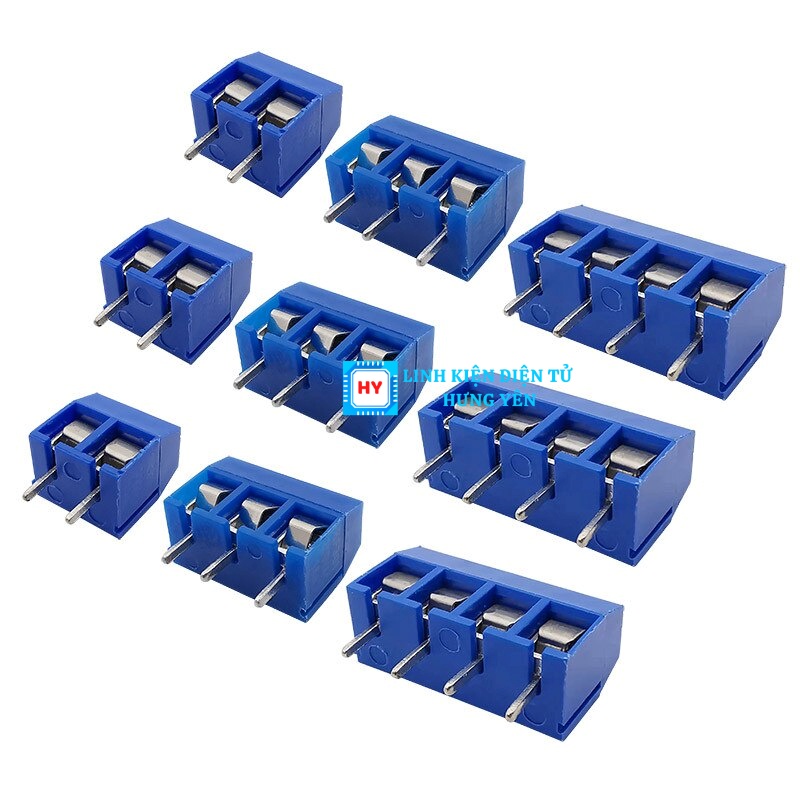 Cổng Kết Nối Terminal KF301 5.08mm Xanh Dương 2P/3P/4P