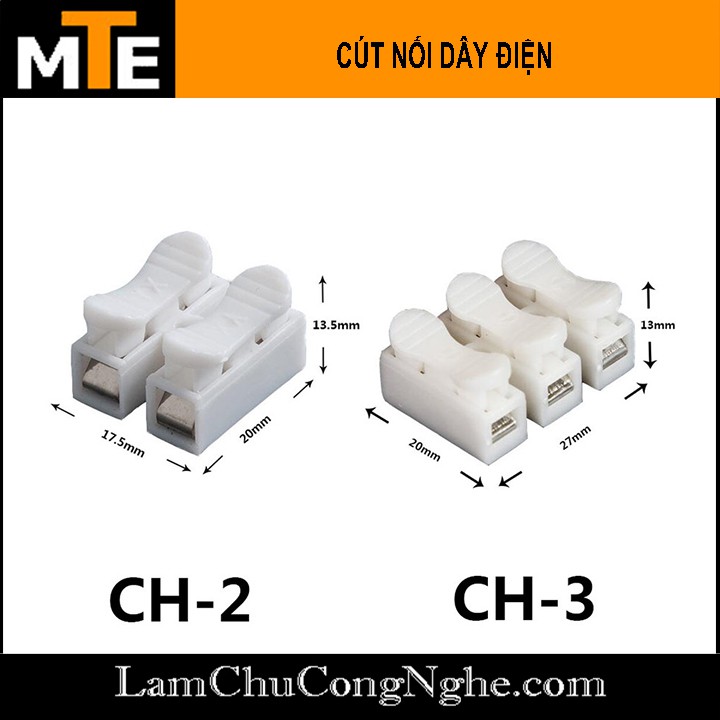 Combo 10 Cút nối dây điện CH-2 CH-3