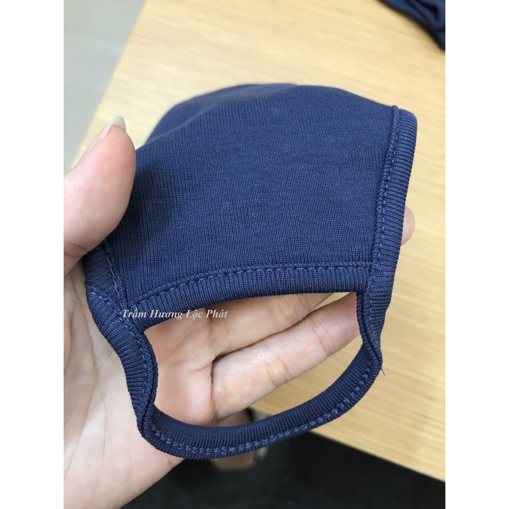 Khẩu Trang Vải Cotton Cao Cấp - Chống tia UV - combo 5pcs - Màu Xanh Nepal Huyền Bí | BigBuy360 - bigbuy360.vn