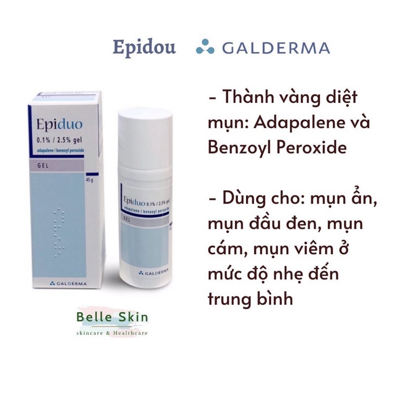 Kem Epidou cho da mụn