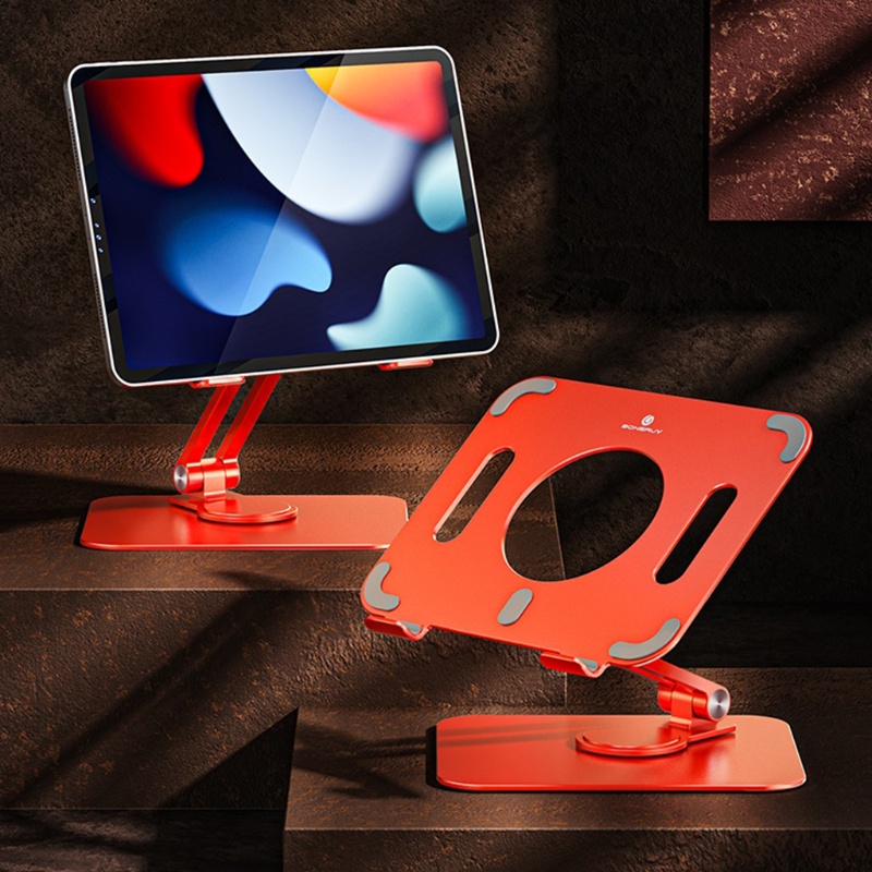 R * 360° Giá Đỡ Máy Tính Bảng Bằng PC Chống Trượt Có Thể Điều Chỉnh Tiện Dụng