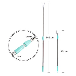 Gậy phơi quần áo bằng inox kéo dài 1,5M