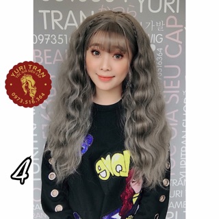 Tóc giả YuriTran- Bộ xù xám nâu