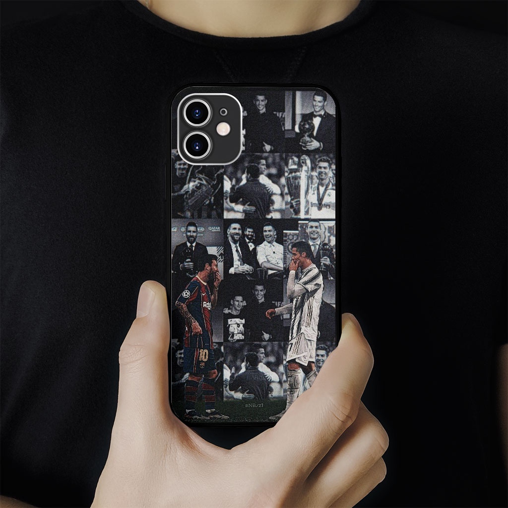 Ốp lưng GFB Ronaldo Vs Messi pro 13 11 12 promax 7 8 plus xs X Xr FOO20220414