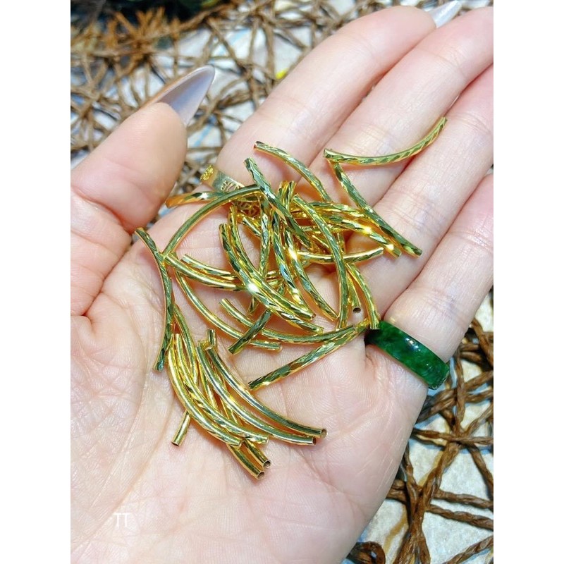 CHARM THANH VÀNG 10KARA MIX VÒNG hặc Tết chỉ đỏ đeo tay