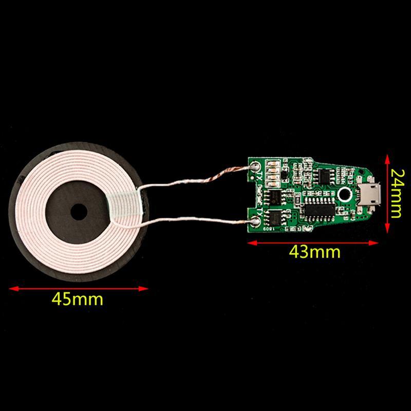 Bảng Mạch Sạc Nhanh Không Dây Dc 5v Qi Pcba Kèm Cuộn Dây