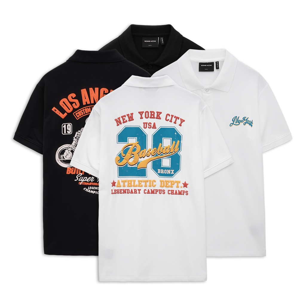 Áo Polo Nam BW Logo Mark , Chất Vải Cotton Thoải Mái , PL002923,SOMEHOW