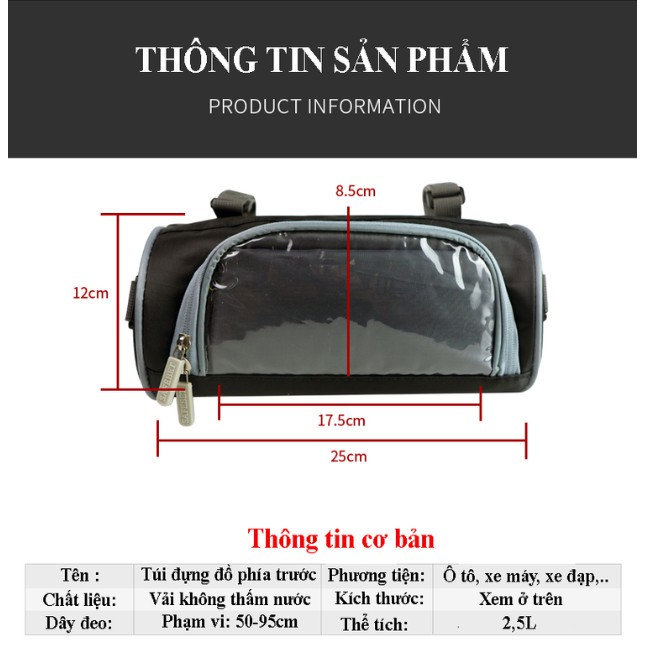 TÚI ĐỰNG ĐỒ TRÊN XE - Không còn nỗi lo rơi đồ khi đi xe - Home and Garden