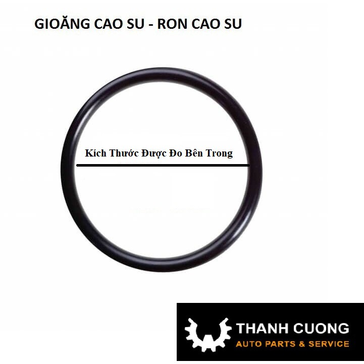 Sợi gioăng cao su O-Ring (Oring) NBR độ dày 2, 3, 4, 5 mm  [ kích thước trong 20 - 39 mm ] | BigBuy360 - bigbuy360.vn