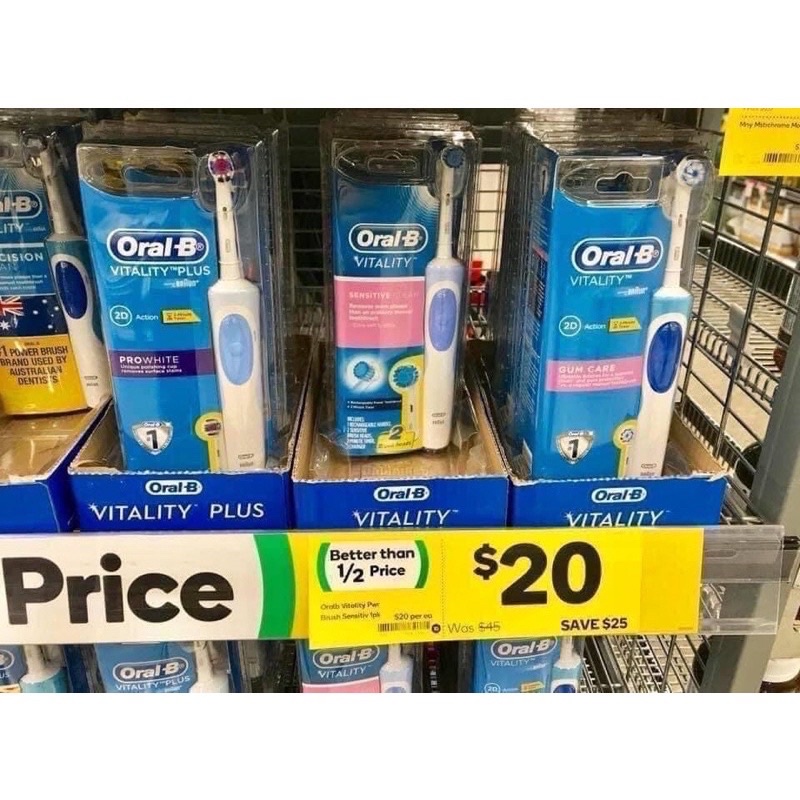 Bàn Chải Điện Oral-B người lớn, trẻ em Đức Úc GIÁ TỐT - Beoi Mart