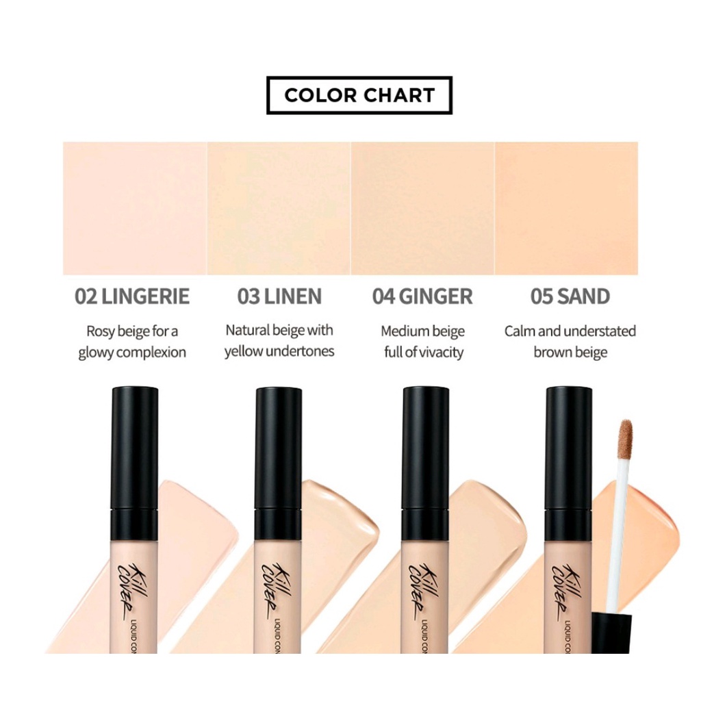 Che khuyết điểm Clio Kill Cover Liquid Concealer - mylysstoredn