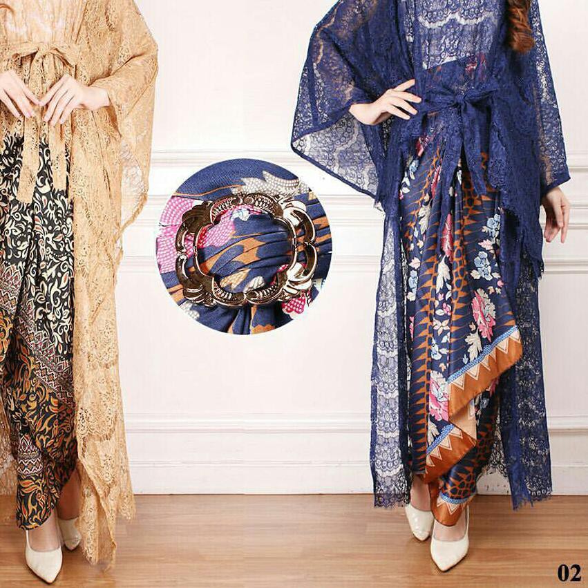 Set Áo Choàng Dài BRUKAT KEBAYA BRUKAT Đầm BATIK Dài Dự Tiệc KEBAYA 052 | BigBuy360 - bigbuy360.vn