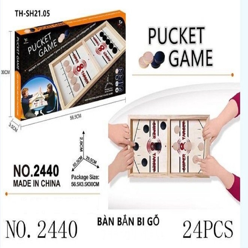 Đồ chơi khuc côn cầu Pucket Game  dành cho mọi lứa tuổi (56x30x3cm)