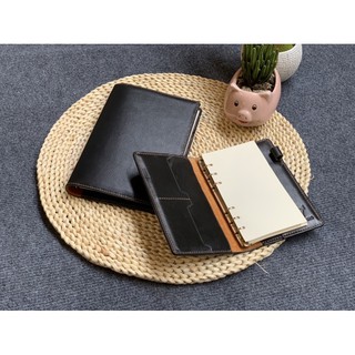 SỔ GHI CHÉP DA THẬT CAO CẤP MÀU ĐEN