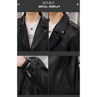 Áo Da Nam Biker Jacket Cao Cấp-tman002