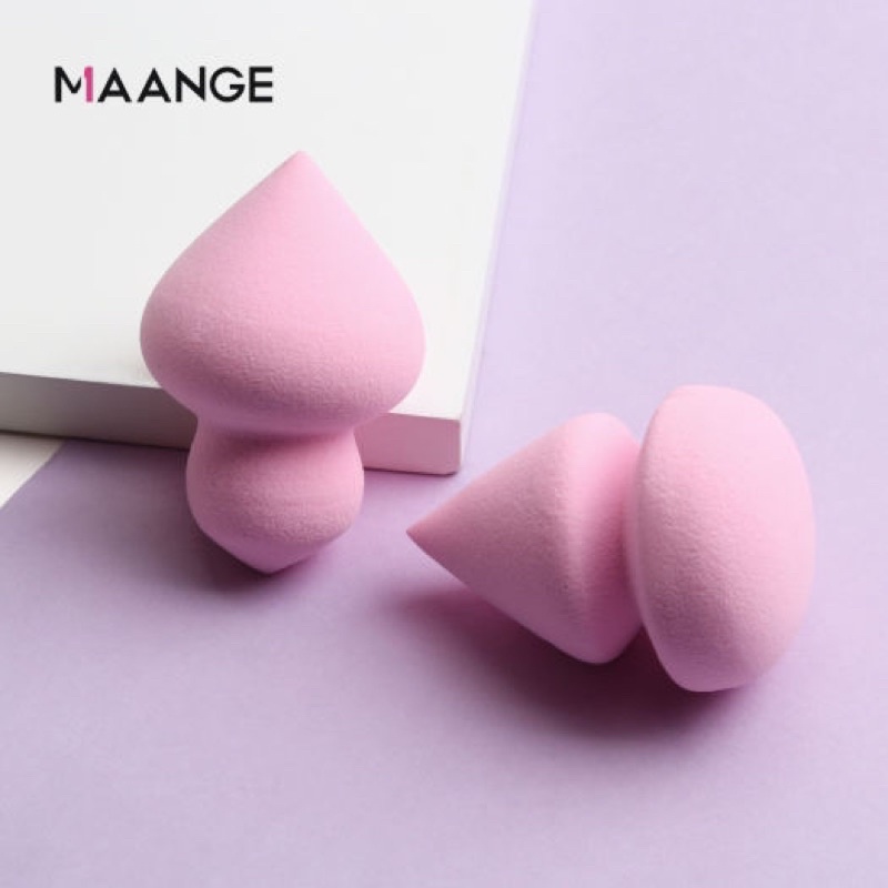 Bông Tán Kem Nền MAANGE Hồng