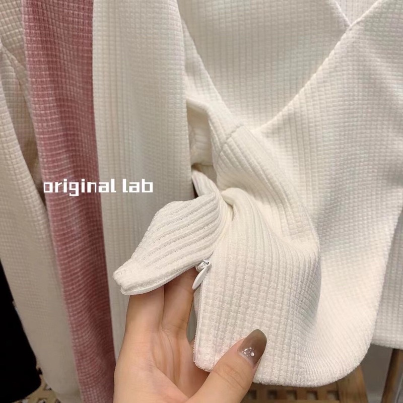 Áo nhung vạt chéo