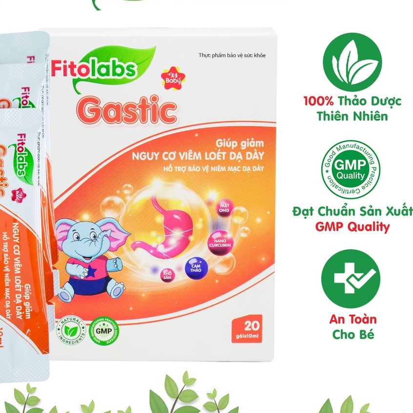 Fitolabs gastic hỗn dịch thảo dược giảm trào ngược dạ dầy,đau dạ dầy,đầy bụng trung hòa acid.suckhoechomoinha