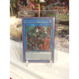 Lá bài thẻ bài Yugioh Borreload Dragon – Secret Rare - Tặng bọc bài nhựa bảo quản