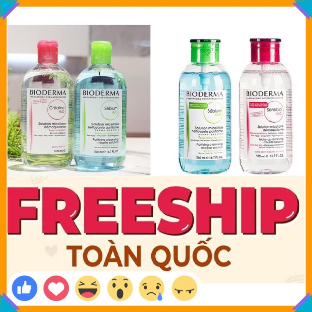 🎁FREESHIP TOÀN QUỐC🎁 Nước Tẩy Trang Bioderma Senbio  Créaline 500ml chính hãng | BigBuy360 - bigbuy360.vn