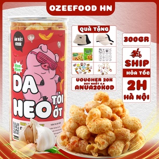 Da heo tỏi ớt Ozee hộp 160g siêu ngon đồ ăn vặt Hà Nội