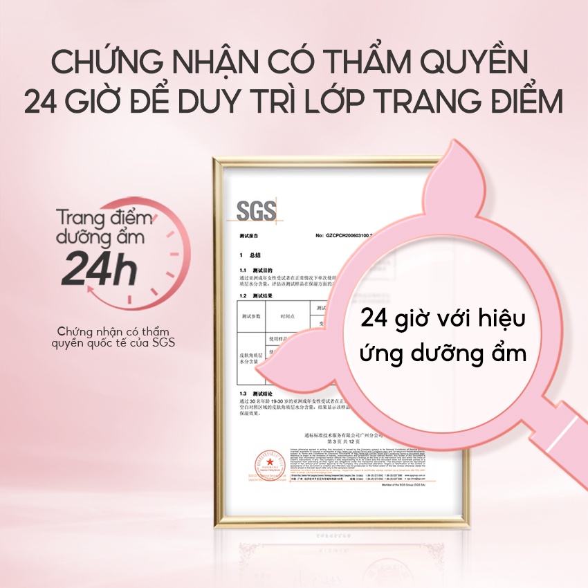 Kem Nền Carslan Dạng Lỏng Kiểm Soát Dầu Lâu Trôi Chống Thấm Nước Suốt 24h 30g