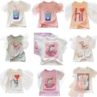 [NNJXD]2020 Kids Girl T Shirt Summer Baby Cotton Tops Toddler Tees Clothes Children Clothing Cartoon Baby Girl T-shirts Casual Wear