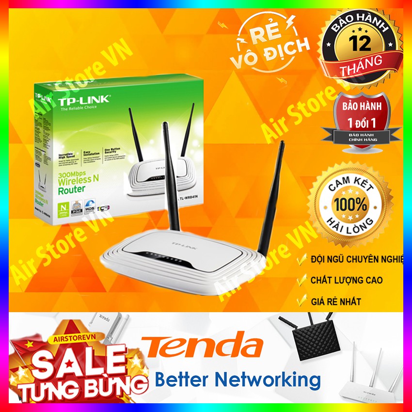 PHÁT WIFI 2 RÂU TPLINK 841N - 300MBS