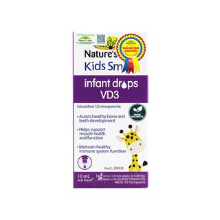 Nature's Way Kids Smart Infant Drops VD3 - Chai 10ml - Hỗ Trợ Xương Và Răng Chắc Khỏe
