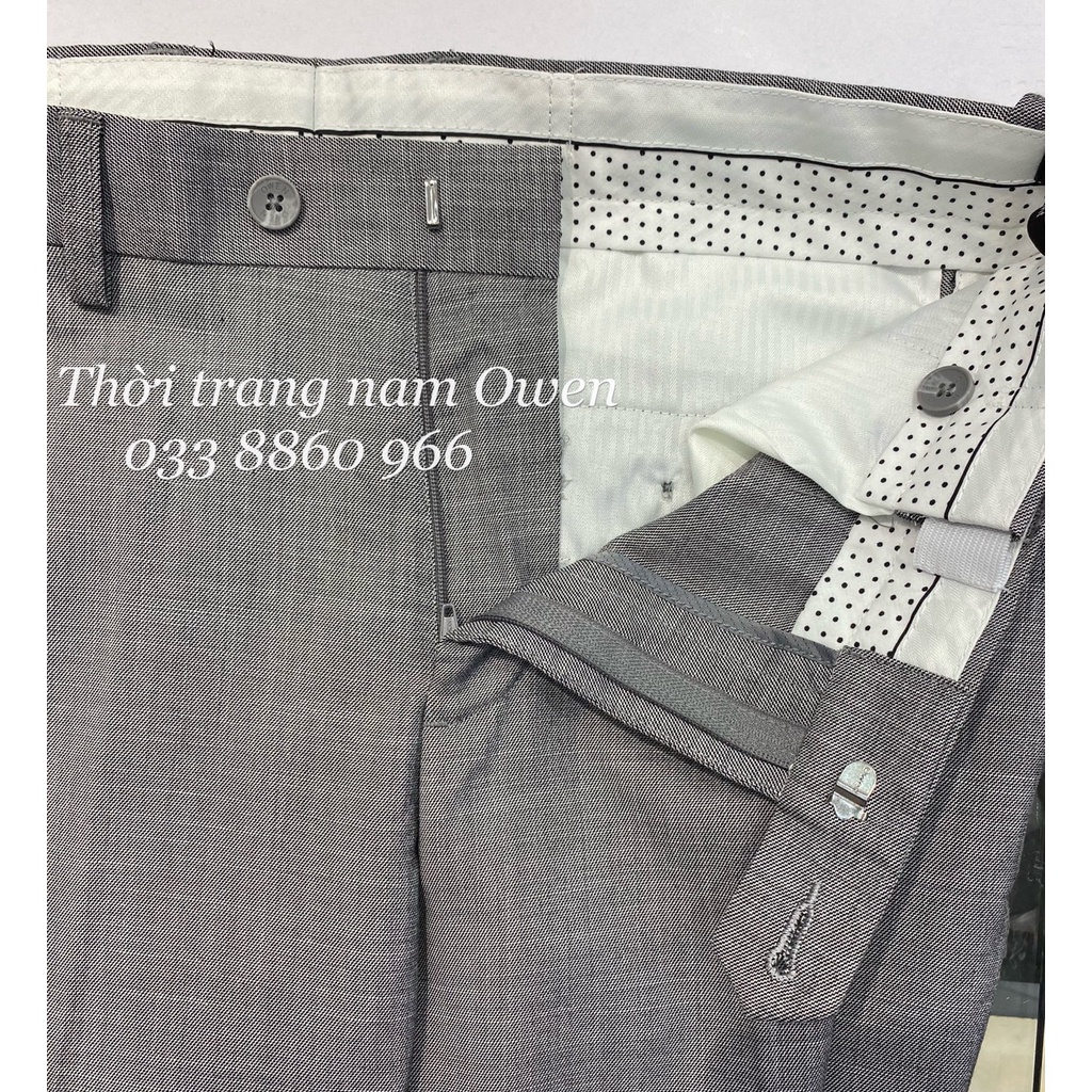[2 MÀU] OWEN - Quần âu nam OWEN SLIMFIT Màu xám / xanh 22418 / 22419