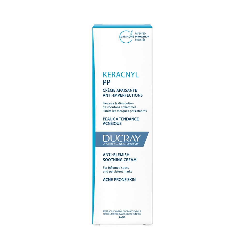 [Mã INCU50 giảm 50K đơn 250K] DUCRAY Kem dưỡng dành cho da nhờn, mụn KERACNYL PP ANTI-BLEMISH SOOTHIN CREAM 30ML | BigBuy360 - bigbuy360.vn
