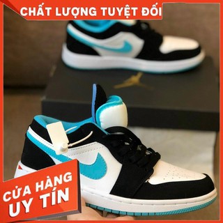 Sale Lớn Giay Bong Rổ Jordan 1 Low White Black Island Green Chất Lượng Cao Cấp Giay Jd1 Flashsale Giay Bong Rổ Nam Sandalbitis Com