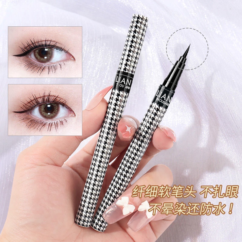 Bút Kẻ Mắt Dạng Lỏng Màu Đen/Nâu Mượt Mà Chống Nước Lâu Trôi